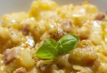 La ricetta di pasta patate provola e pancetta